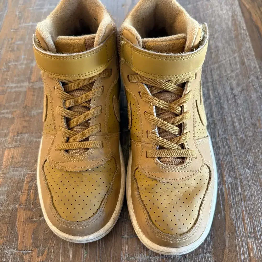 Nike Court Borough Mid Little Kids' Shoes Wheat